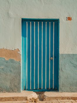 cabin by lake sunrise