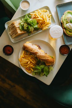 Casino chips and roulette wheel